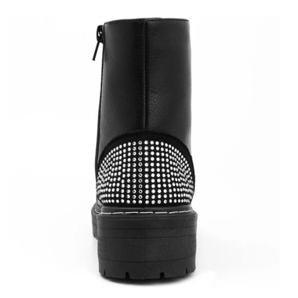 SUGAR WOMENS KALINA STUDDED C BLACK 8.5M - Picture 3 of 4